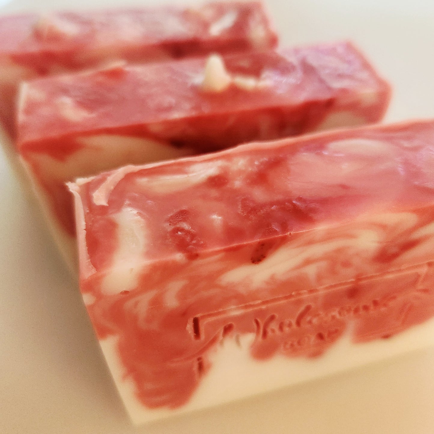 Raspberry Swirl Goat Milk Soap
