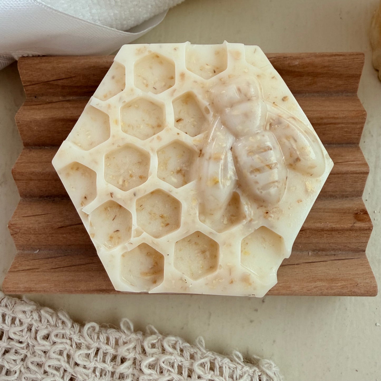 Honeycomb + Bee Artisan Soap