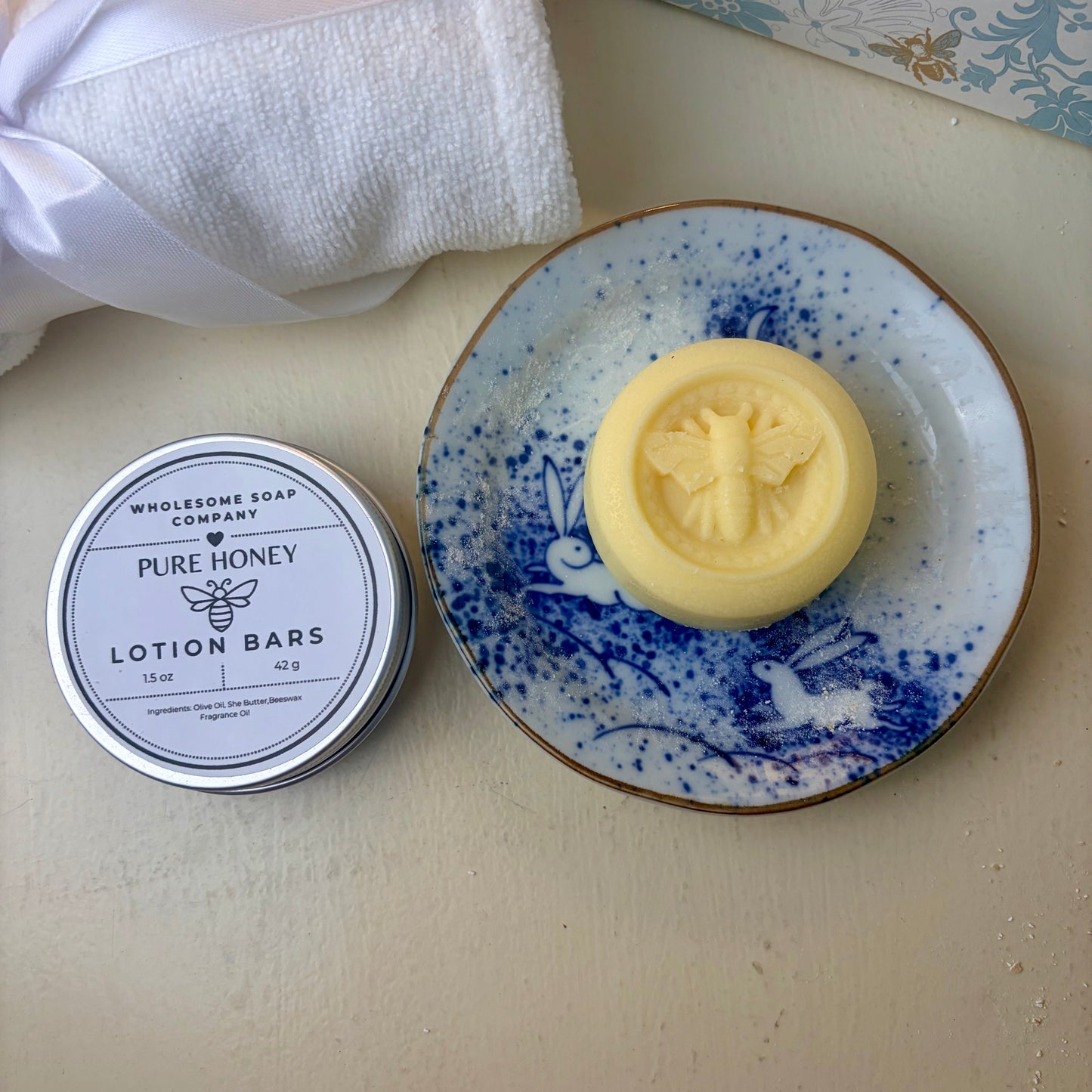 Honey Bee Lotion Bar