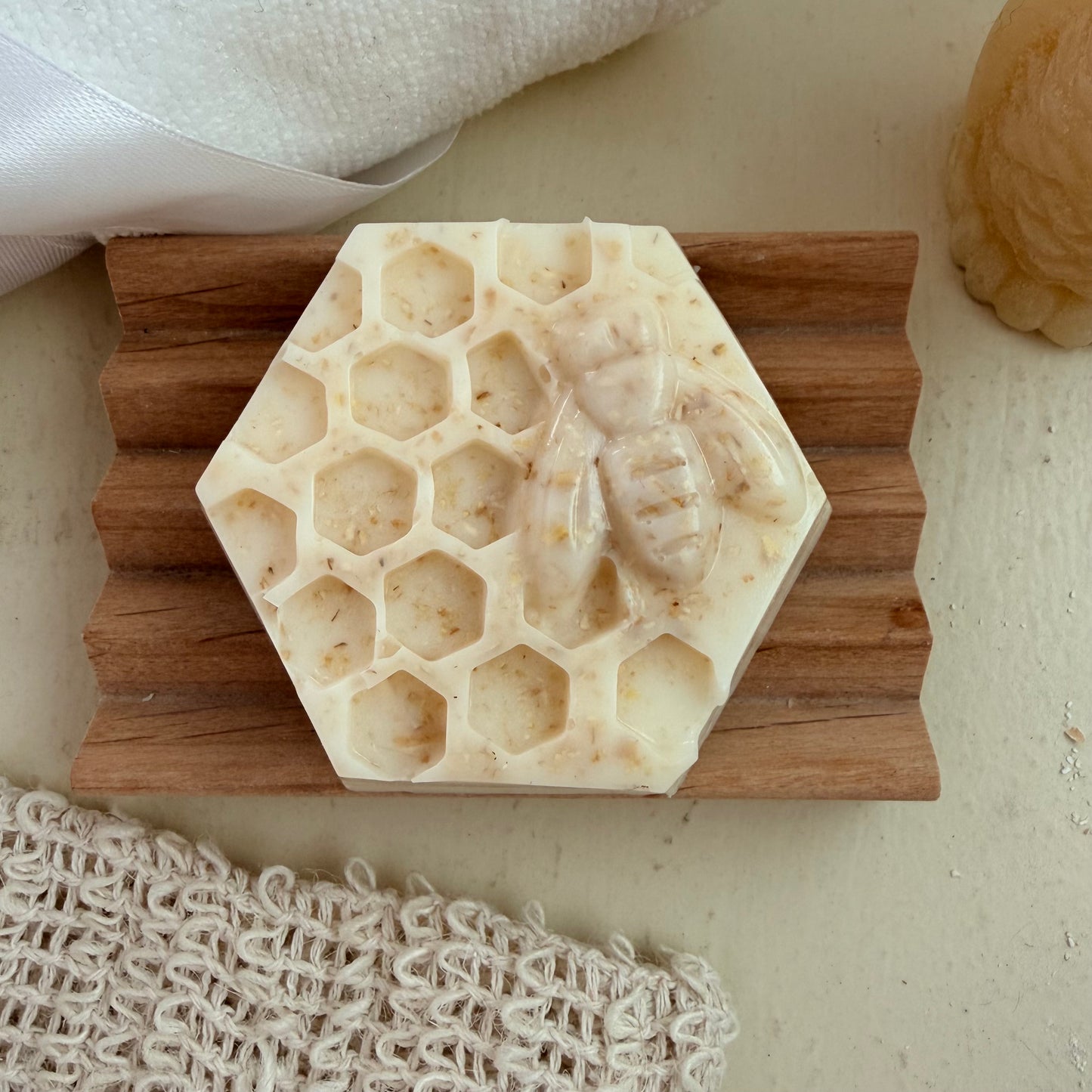 Honeycomb + Bee Artisan Soap