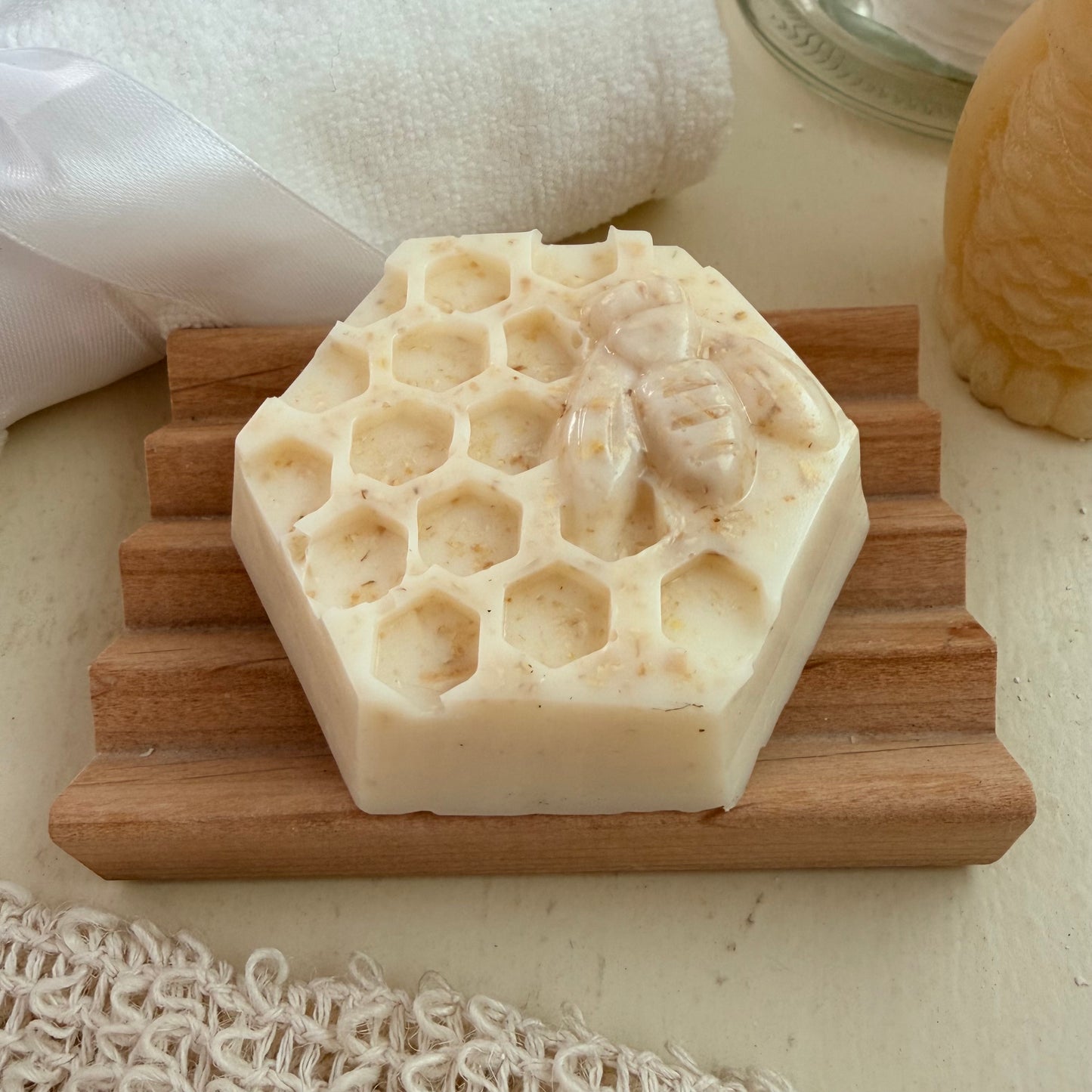 Honeycomb + Bee Artisan Soap