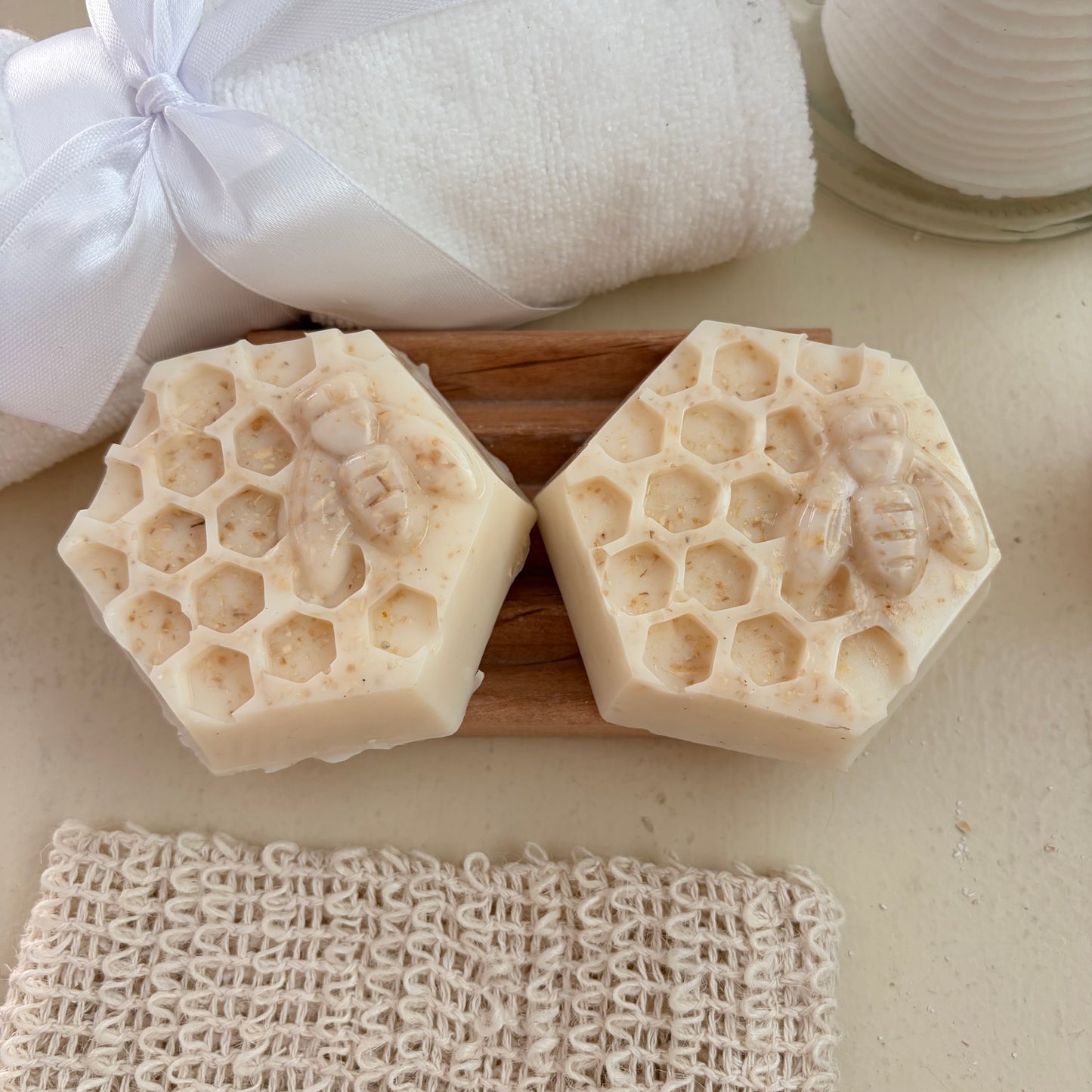 Honeycomb + Bee Artisan Soap